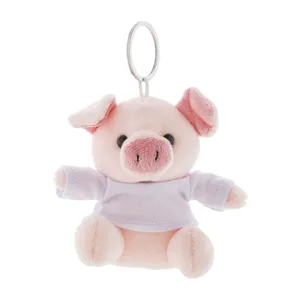 Portachiavi Personalizzato in Peluche a Forma di Maialino per Gadget e Accessori - Product Image 1