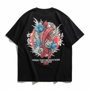 Camisetas de Verano para Hombre con Logotipo Personalizado OEM, 100% Algodón Satinado, Hombros Caídos, Ropa Urbana al por Mayor - Product Image 2