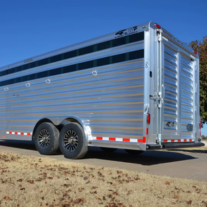 Remolque de Transporte de Ganado de Acero de Calidad, Venta al por Mayor a Precio de Fábrica, Semirremolque para Ganado Vacuno, Ovino y Porcino, Duradero y Resistente - Product Image 1