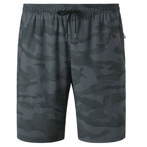 Pantalones Cortos de Entrenamiento de Gimnasio para Hombre, Ropa Deportiva Informal de Lona Transpirable con Cierre de Cintura Elástica, Color Sólido - Product Image 1