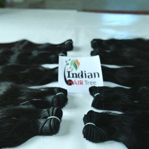 Extensions de cheveux indiens 100% de qualité supérieure, produits originaux, mèches ondulées Remy, donneur unique, double trame, non traitées, cuticules alignées - Product Image 4