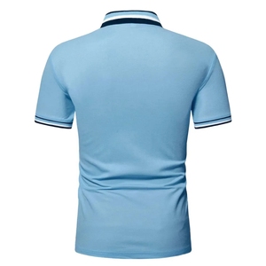 Nueva llegada mejor moda de manga corta hombres Polo camisa nueva calidad poliéster/algodón hombres Polo camiseta - Product Image 3