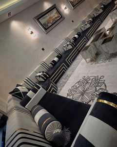 Sièges au sol orientaux, canapé ethnique, canapé Majlis arabe, canapé de style ottoman, ensemble Jalsa arabe, sièges au sol orientaux de luxe - Product Image 3