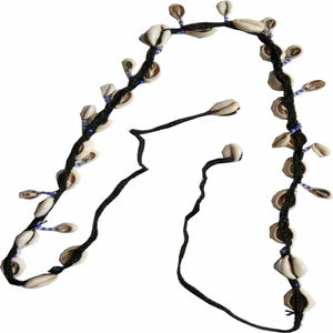 Ceinture perlée en coton pour femmes mode sac noir blanc Western OEM Logo Style boucle tissu emballage pièces couleur usa - Product Image 2