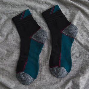 2026 Men's Solid Color Cotton TOWEL Ankle <b>Socks</b>, Casual Short Tube <b>Socks</b> with Non-Slip <b>Heel</b> Design Wholesale - Product Image 6