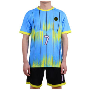 Ensemble de maillots de football professionnel 3D personnalisable pour hommes tissu sublimé à séchage rapide nouveau pour vêtements de football - Product Image 2