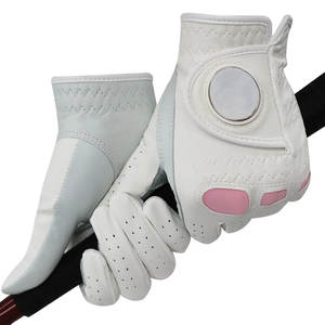 Guantes de golf de cuero Cabretta genuino de calidad superior, piel de oveja duradera personalizada para mujeres y hombres, fabricación de calidad superior - Product Image 2