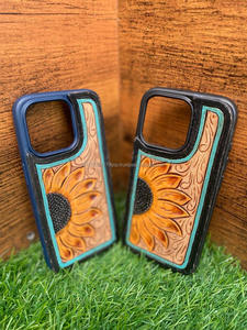 เคสโทรศัพท์หนังเครื่องมือทำมือสไตล์ตะวันตกสินค้ามาใหม่เคสมือถือ15นิ้วหรูหราสไตล์วินเทจ - Product Image 4
