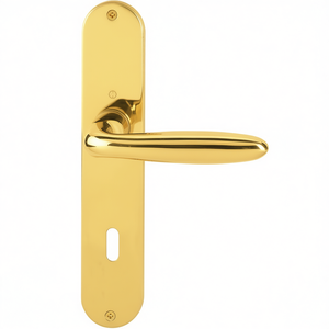 Verona M151/302 Brass Long Plate Set F71 OB 72mm DIN Left/Right HOPPE for Blinds <b>Shades</b> & Shutters - Product Image 3