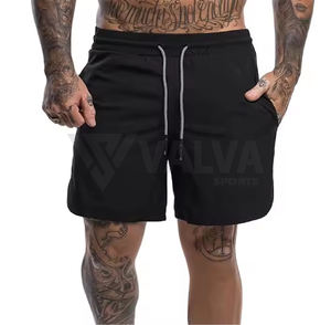 Short de bain pour homme de qualité supérieure, respirant, entraînement sportif, short de fitness décontracté, taille moyenne, motif d'expansion, décoration - Product Image 1