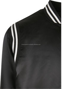 แจ็คเก็ตเลตเตอร์แมน วาร์ซิตี้ บอมเบอร์ คุณภาพเยี่ยม แจ็คเก็ตผ้าซาติน สำหรับผู้ชาย ไซส์ใหญ่ ฤดูหนาว แจ็คเก็ตผู้ชาย - Product Image 5