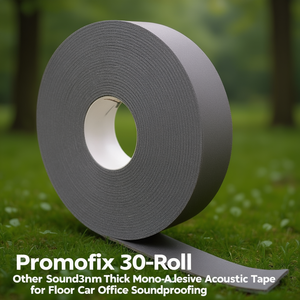Promofix Nastro Acustico Monoadesivo Spesso 3mm, 30 Rotoli, per Insonorizzazione di Pavimenti, Auto e Uffici - Product Image 3