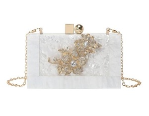 Nouvelle pochette en résine de Style américain créatif avec votre nom personnalisé embrayages en résine sacs à main pour les sacs de transport de mariage de fête des femmes - Product Image 2