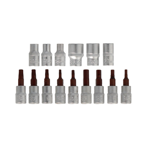 Set Chiave Dinamometrica 1/4" con 9 Punte Esagonali e 5 Bussole - Product Image 2