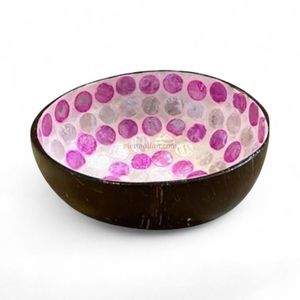 ชามกะลามะพร้าวทำมือ ประดับมุก ขายส่ง รับทำลวดลายตามสั่ง เวียดนาม - Product Image 4