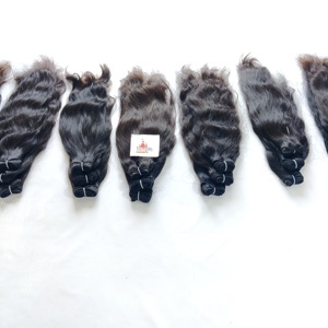 Máquina cruda doble trama cutícula alineada paquete vietnamita venta al por mayor procesamiento ninguno tejido fabrica extensiones de cabello humano - Product Image 1