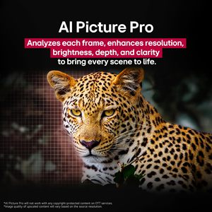 ทีวีสมาร์ท LED 4K AI ขนาด 83 นิ้ว พร้อมระบบเสียงรอบทิศทางและ Dynamic Range รุ่นปี 2025 ตัวเครื่องสีดำ HDTV พร้อมอินเทอร์เฟซ WIFI - Product Image 5