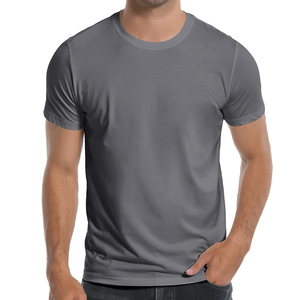 Ropa de Verano Casual para Hombre de Alta Calidad, Manga Corta, Color Sólido, Transpirable, de Secado Rápido, 200g, Precio al por Mayor - Product Image 5