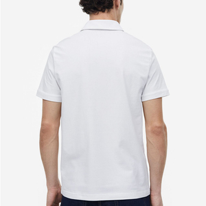 Golf personalizado de alta calidad para hombres para polos, camisetas deportivas de manga corta de marca privada, patrón de cuadros de punto antiarrugas - Product Image 2