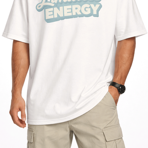 T-shirt gris foncé surdimensionné pour homme, vêtement de tous les jours de qualité supérieure, coton décontracté, manches courtes, col rond, coupe ample, streetwear - Product Image 4