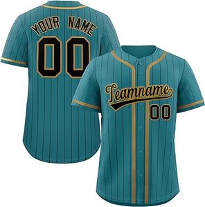 Uniformes d'équipe personnalisés sublimés, maillots de baseball, ensembles de basketball, séchage rapide, réversible, chemise à col en V à boutons - Product Image 5