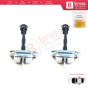 BDP1682-1 2X Conjunto de tope y limitador de bisagra de puerta trasera para Mirage MK6 Attrage Space Star A00/LA, A10 2012 en adelante 5732A092 - Product Image 4