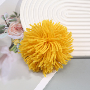 פונפונים מחוט פוליאסטר, פונפונים צבעוניים מפרווה, צעיפים, אביזרי פונפונים, כובעים, קישוטים לבגדים - Product Image 2