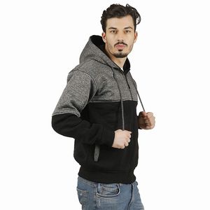 Venta al por mayor de sudaderas con capucha personalizadas para hombre, sudaderas con capucha cálidas de lana hechas en invierno para adultos pulóver - Product Image 3
