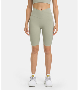 Pantalones cortos de motorista con bolsillos laterales personalizados para mujer, pantalones cortos personalizados para gimnasio, deportes, Yoga, ciclismo, ejercicio de entrenamiento para mujer - Product Image 3