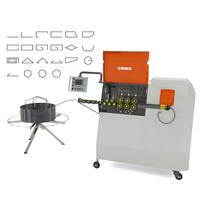 Automatische CNC-Stahlstangen-Schneid- und Biegemaschine mit PLC-Kernkomponenten, 2,6kW Motor, 450kg Gewicht für Kohlenstoffstahlverarbeitung