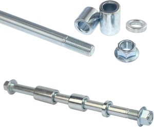 Casquillos de manga espaciadora de acero sin costura con acabado cromado Pit Dirt Bike Ciclomotor ATV Mini Bike Compatible - Product Image 5