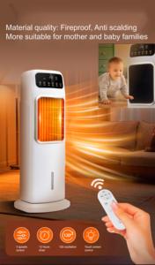 Small Household PTC Energy Saving Electric Heater &amp; Air Cooler with Ventilation 2-in-1 <strong>Freestanding</strong> Tower <strong>Fan</strong> - Product Image 3