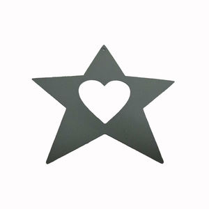 Dernier design en métal de fer à suspendre étoile murale décorative couleur Gey pour la maison et la décoration de Noël en vrac fait à la main - Product Image 4