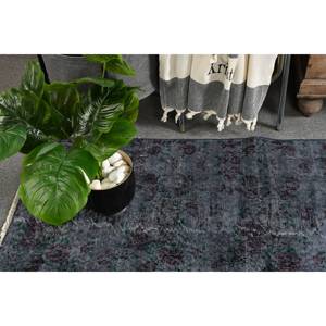 Tapis Turc Vintage Moderne 37x74ft Bleu Vert Grande Surface Rectangle Motif Abstrait Laine Matériau Latex Support pour Adolescents Vivants - Product Image 2