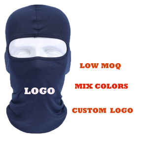 Máscara de pasamontañas de cara completa transpirable personalizada, capucha de un agujero de Color liso, forro de casco elástico para deportes tácticos, equipo para exteriores - Product Image 2