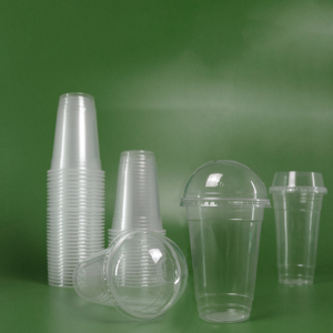 Tapas de vasos de pared simple de plástico desechable transparente de 16oz del fabricante de Viet Nam 95mm para café helado y bebidas para fiestas - Product Image 1