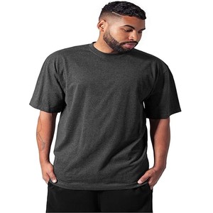 240gsm Heavyweight Oversized Plain T-Shirt Hombres Summer Gym Camiseta de manga corta 100% Algodón Camiseta en blanco - Product Image 5