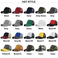 Gorras Trucker de 5 Paneles con Malla Frontal de Espuma, Cierre Snapback de Alta Calidad, Gorra de Algodón Lisa en Blanco, Admite Logotipo Bordado Personalizado, para Exteriores