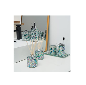 Accesorios de baño con incrustaciones de hueso, juego de accesorios de uso doméstico a granel de alta calidad - Product Image 2