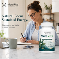 Capsules de Yerba Maté à Marque Blanche OEM – Énergie, Santé Intestinale, Soutien Digestif – Complément Herbal à Base de Plantes pour Adultes