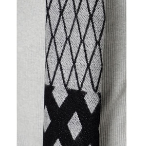 Écharpe longue d'hiver de haute qualité, châle tricoté chaud pour homme, doux, 100% cachemire, écologique, personnalisable, écharpe tricotée à carreaux pour homme - Product Image 5