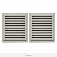 Panneau de ventilation composite SMC, système de stockage d'aliments, volet d'extraction pour tour d'alimentation, ferme avicole, bâtiment d'élevage