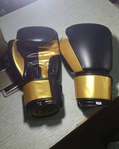 ถุงมือชกมวยหนังวัวแท้พิมพ์โลโก้ - Product Image 1