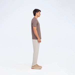 Venta al por mayor de alta calidad 100% algodón camisetas de los hombres de impresión de logotipo personalizado opciones de talla grande personalizable camiseta lisa 250 GSM - Product Image 4