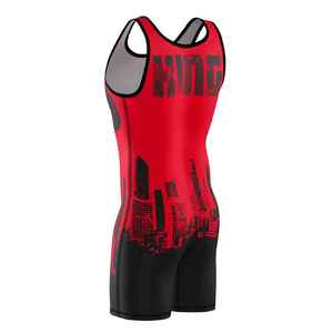 Singlet de Lucha Personalizado por Sublimación para Hombre y Niña, Ropa Deportiva Cómoda, Body para Lucha - Product Image 5
