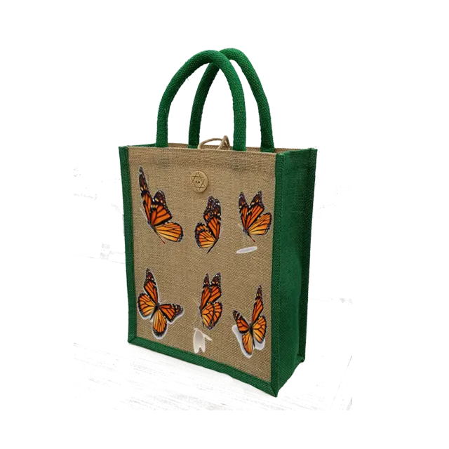 Джутовые сумки для шоппинга, модные с натуральным телом, зеленые гуськи, недорогой высококачественный продукт, произведенный в Западной Бенгалии