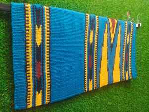 Western Show Horse Saddle Blanket Diseño de Nueva Zelanda Manta de sillín de lana hecha a mano Top Wool Saddle Pad Size - Product Image 4