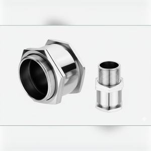 Prensaestopas de Compresión Simple de Latón Niquelado para Cable de Servicio Mediano, 7/8 22mm, Impermeable IP59, Rosca Métrica 3/4 ET NPT PG BSP - Product Image 3