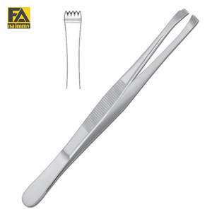 Fórceps de tejido de piedra 4x5 dientes - Product Image 1