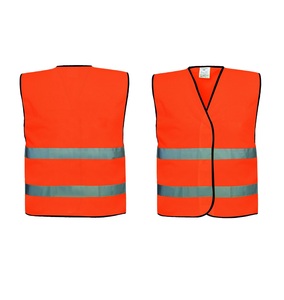 Venta al por mayor de alta visibilidad chaleco de seguridad 100% poliéster reflectante ropa de trabajo chaqueta fluorescente naranja y amarillo Unisex Gear - Product Image 3